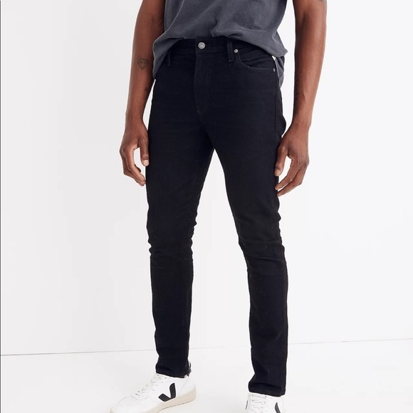 Madewell skinny authentic flex jeans classic black wash - Picture 3 of 4